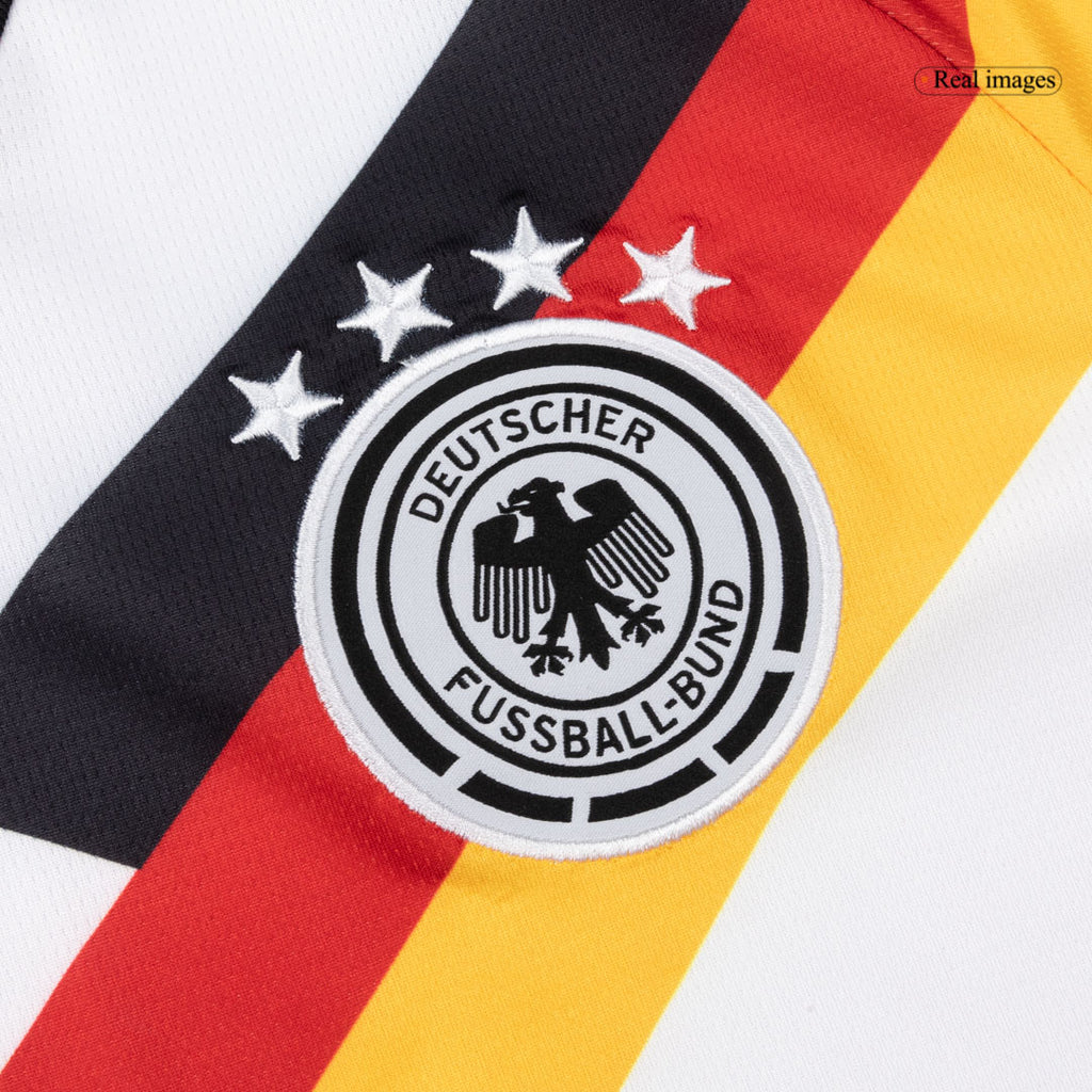 KIMMICH #6 Germany Home Soccer Jersey World Cup 2026 White Image 5