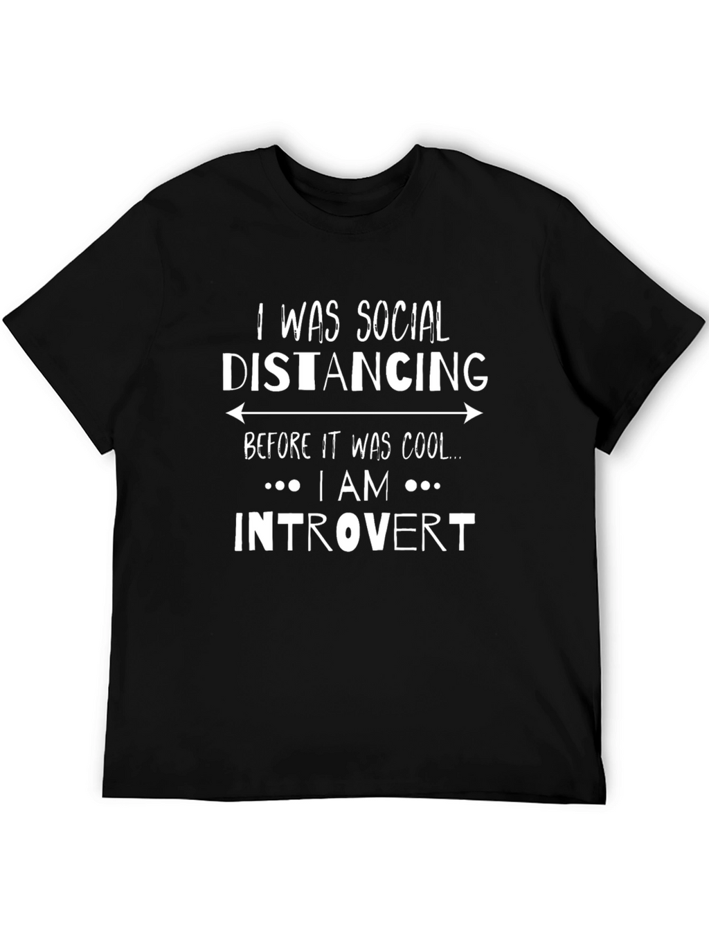 Social Distancing Introvert Graphic Tee