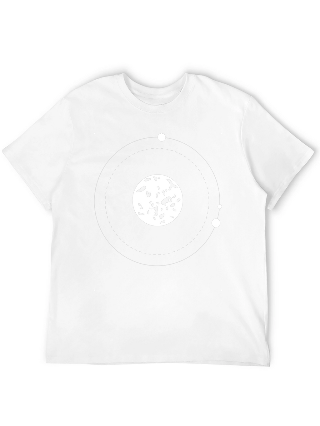 Minimalist Planet Orbit Graphic Tee