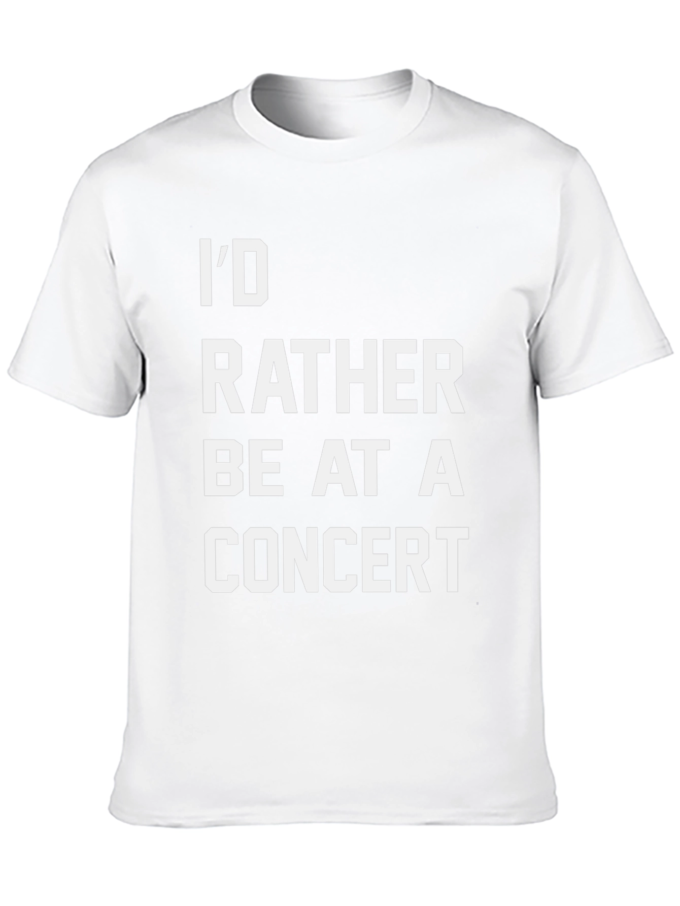 Concert Lover Black T-Shirt