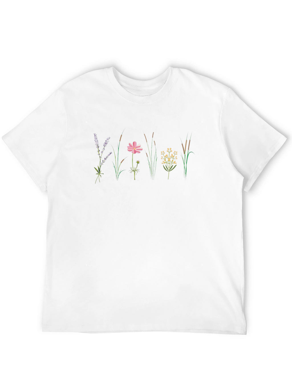 Black Floral Meadow Tee
