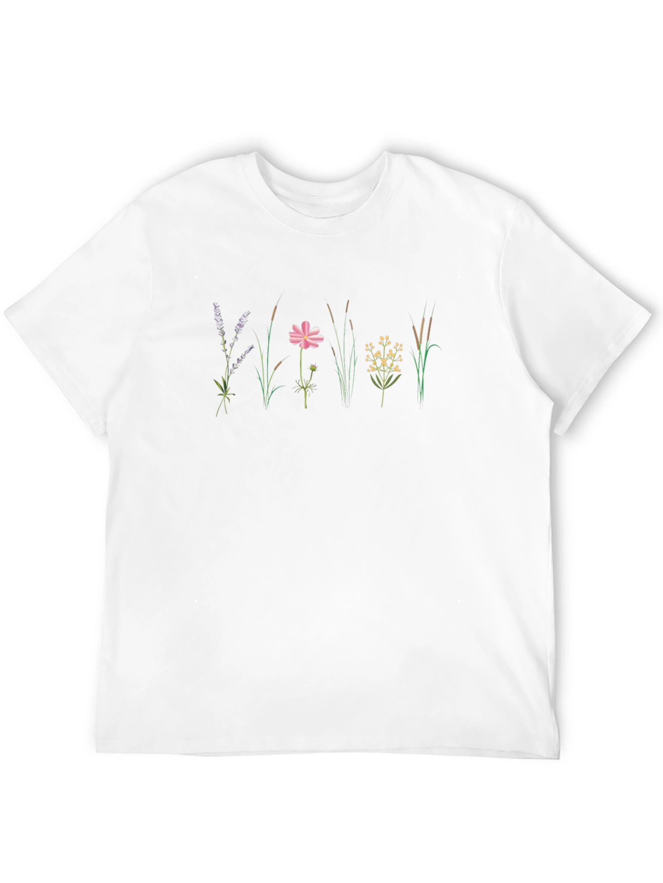 Black Floral Meadow Tee
