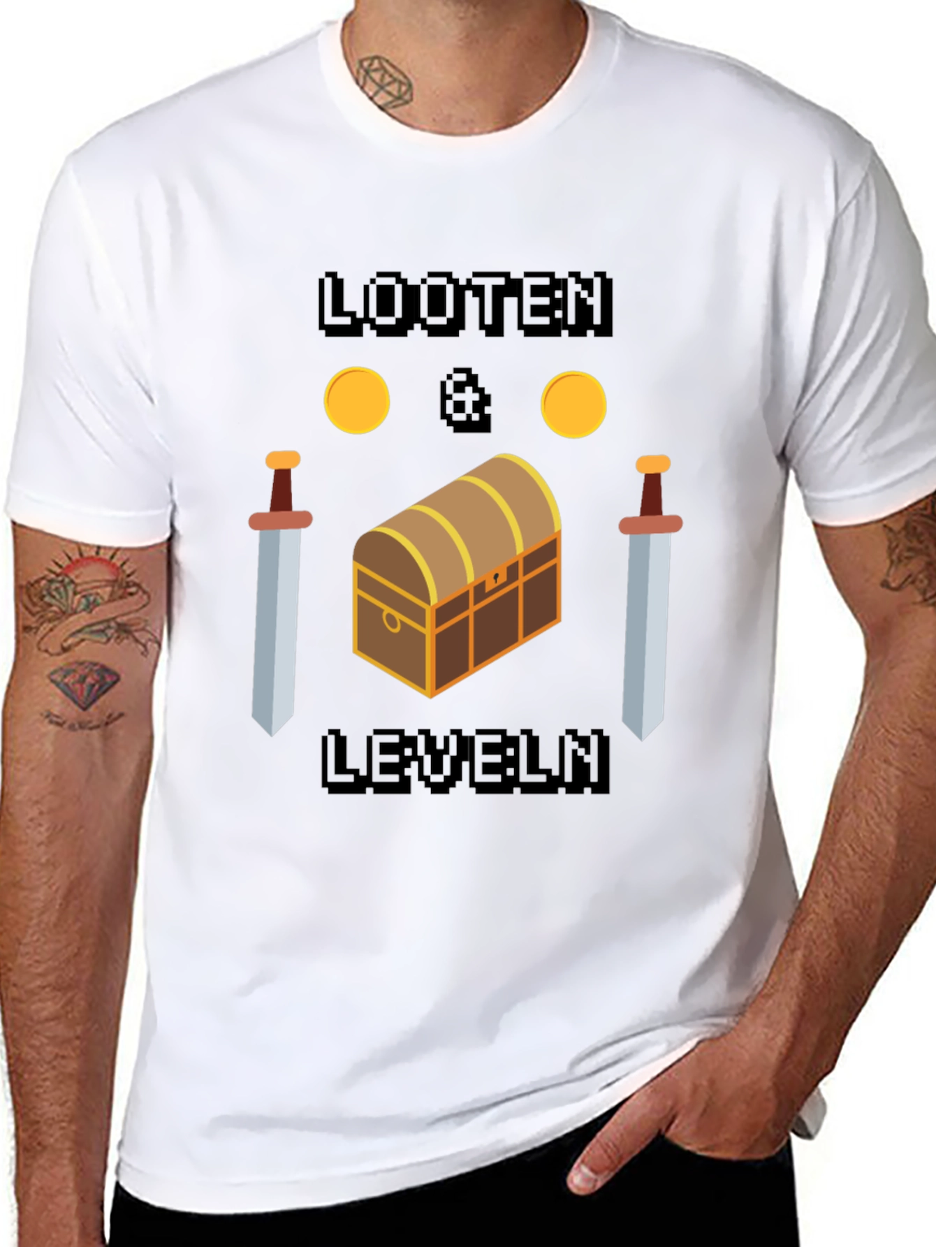 Looten and Leveln Graphic T-Shirt