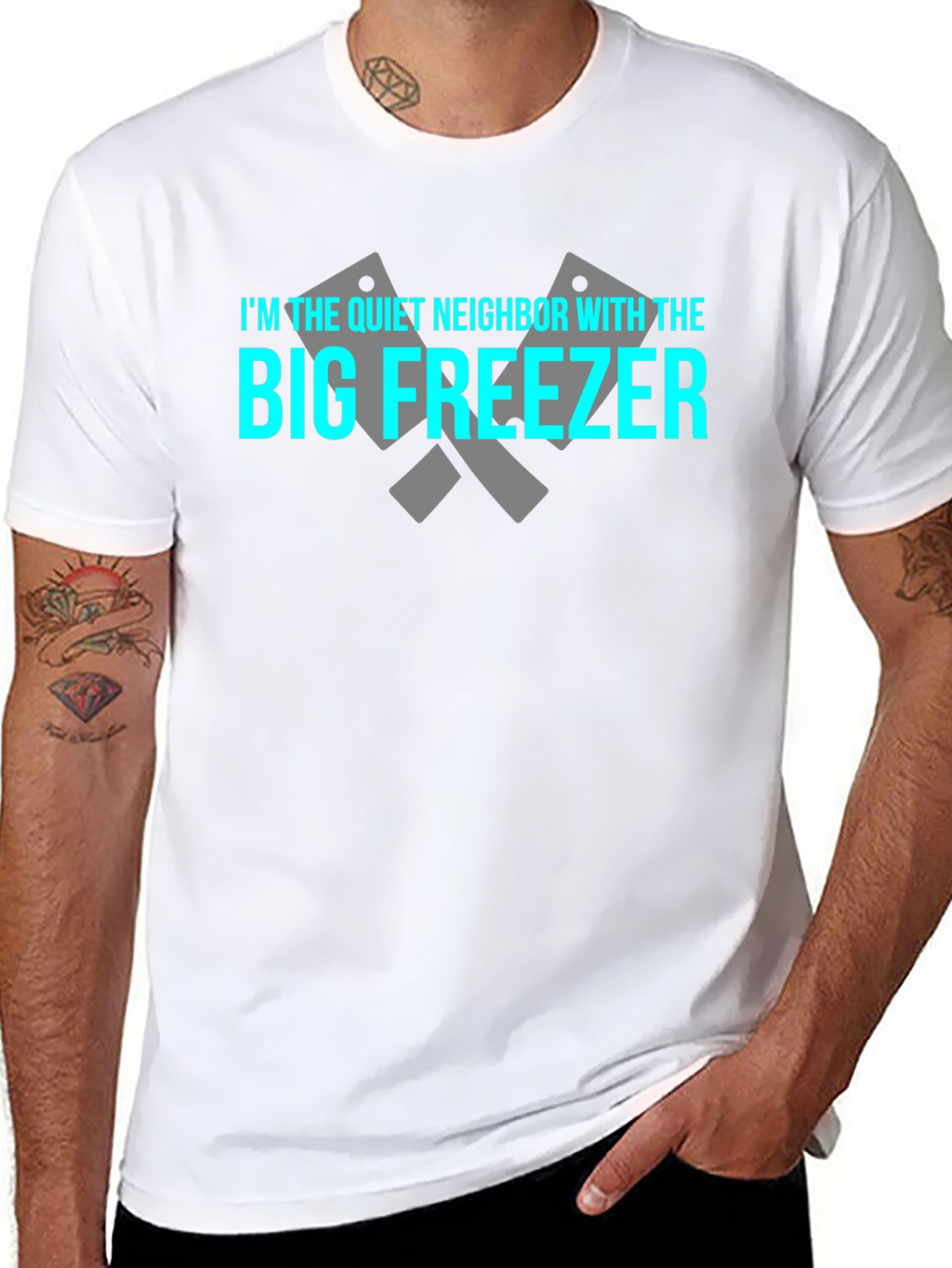 Quiet Neighbor Big Freezer Graphic Tee