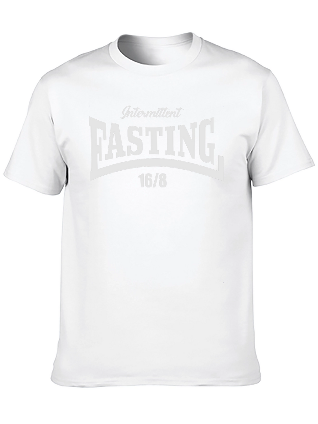 Intermittent Fasting 16/8 Graphic Tee - Black