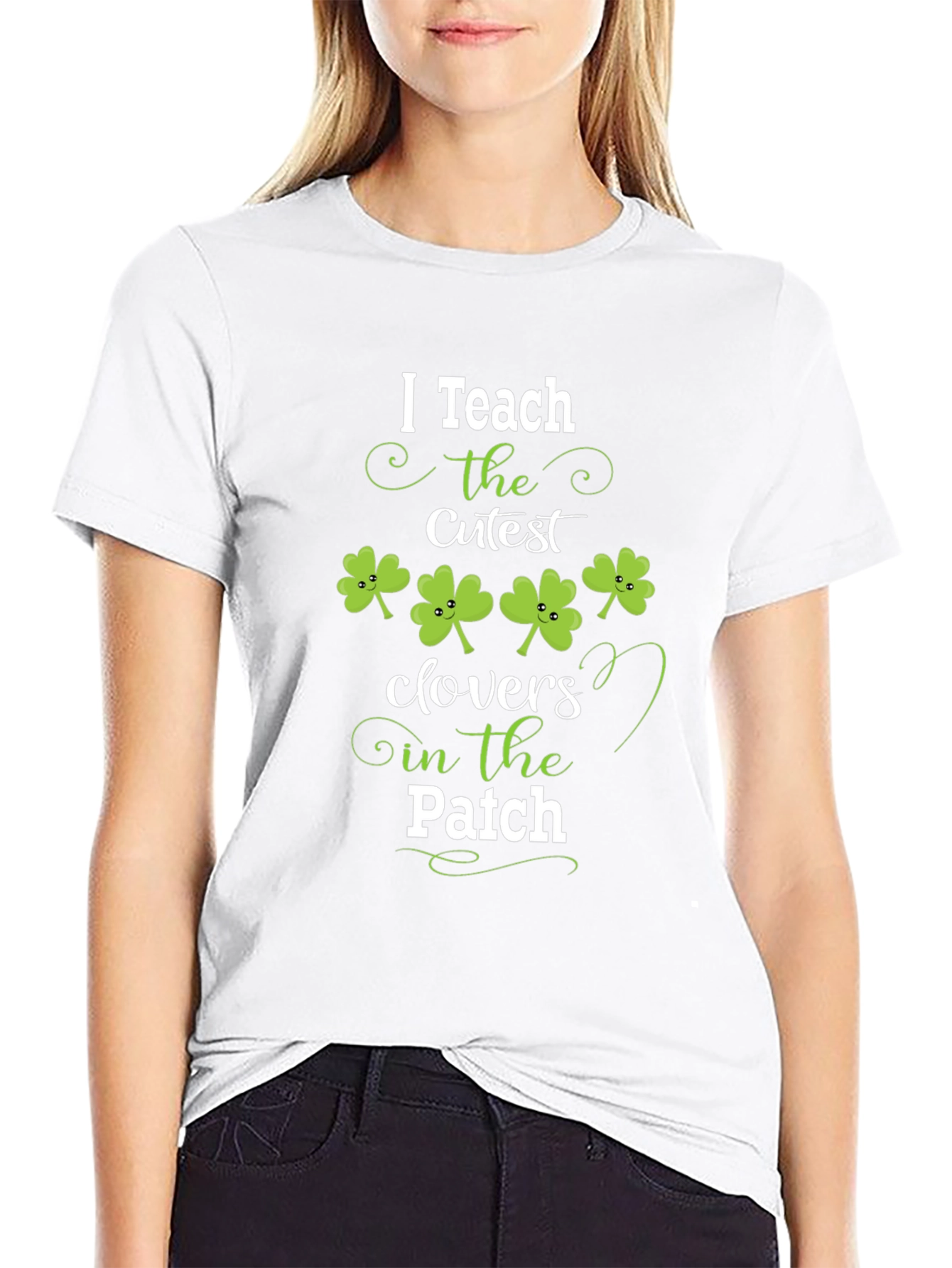 Teachers St. Patricks Day Clover T-Shirt
