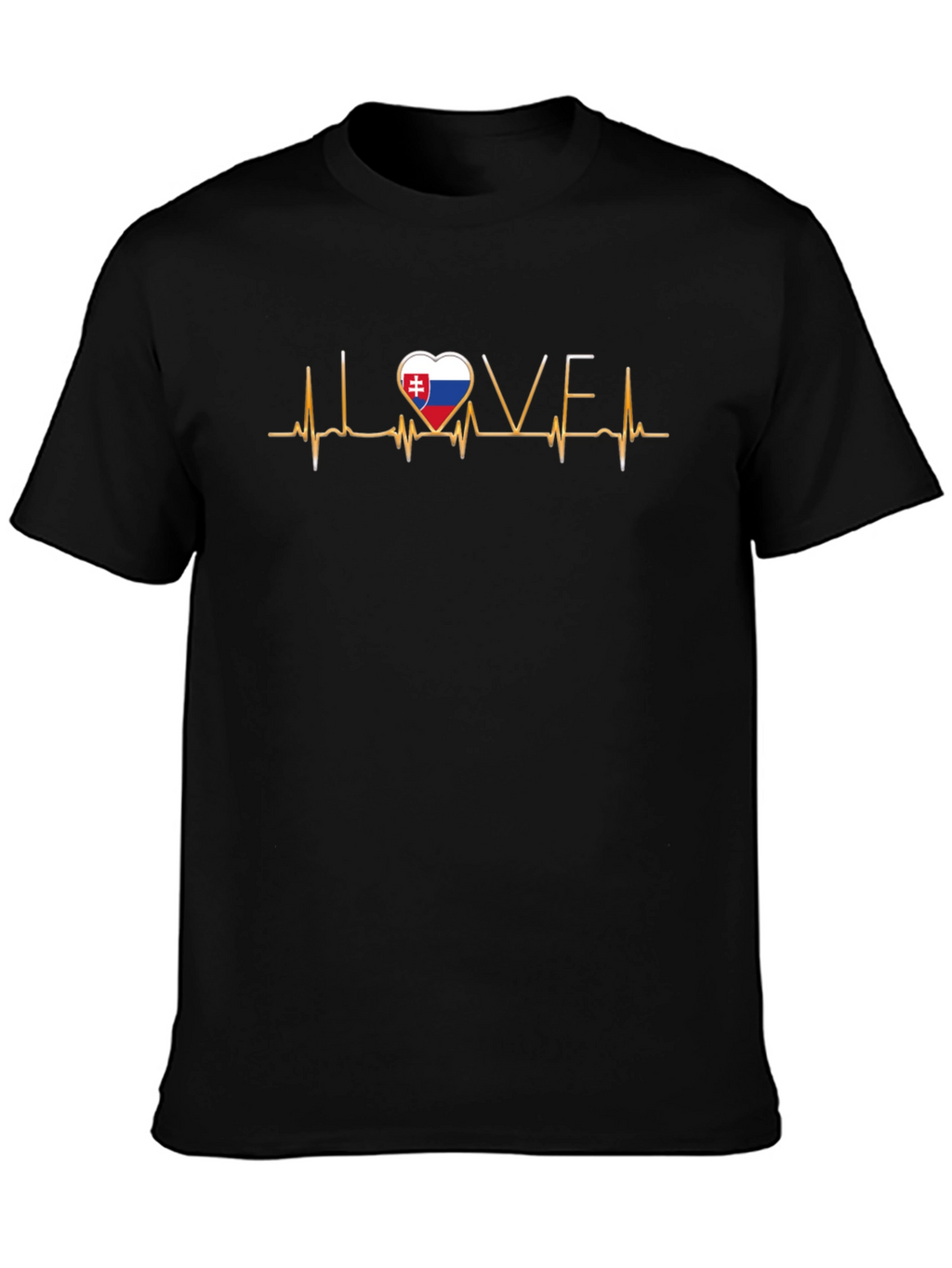 I Love Slovakia Heartbeat T-Shirt