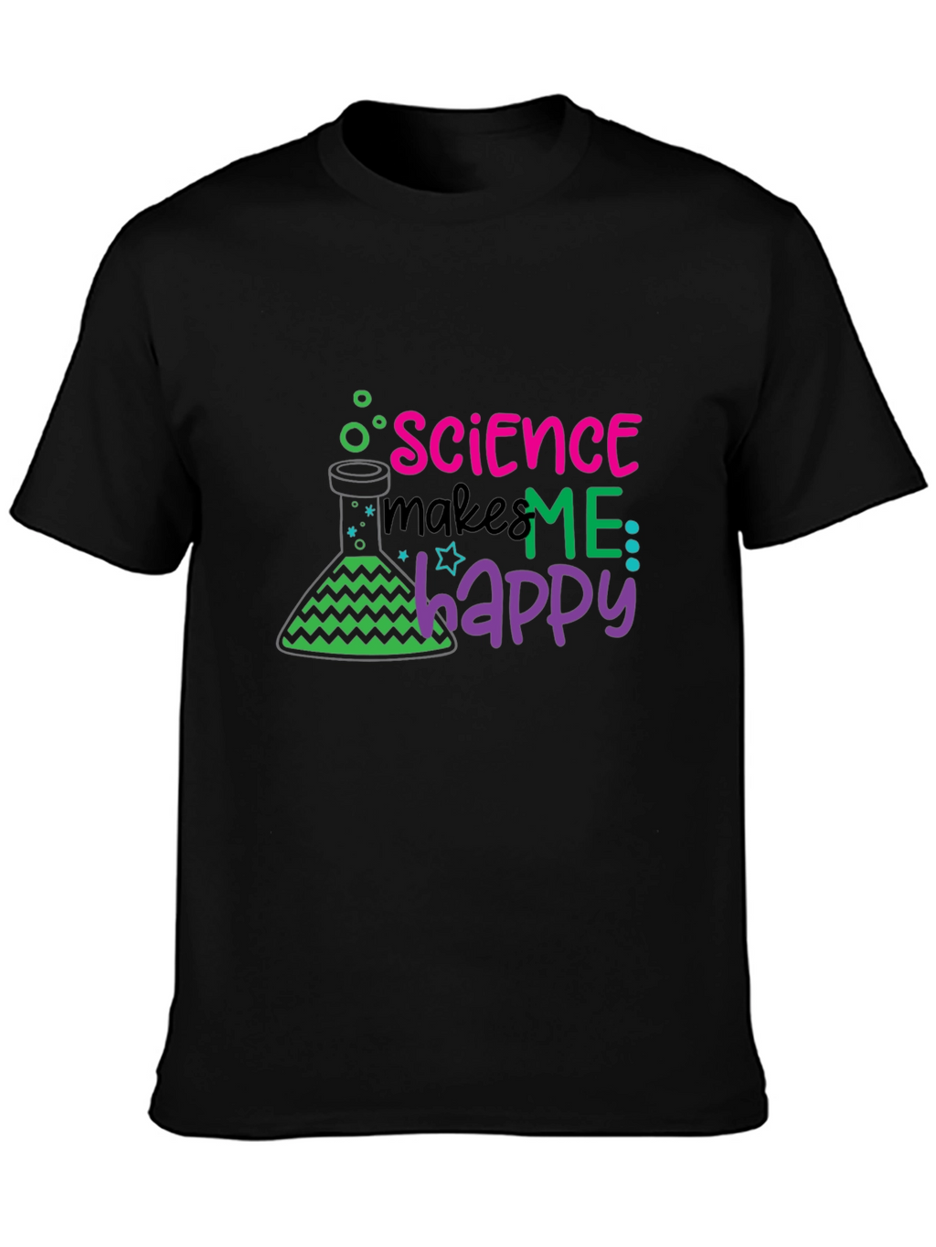 Science Makes Me Happy T-Shirt