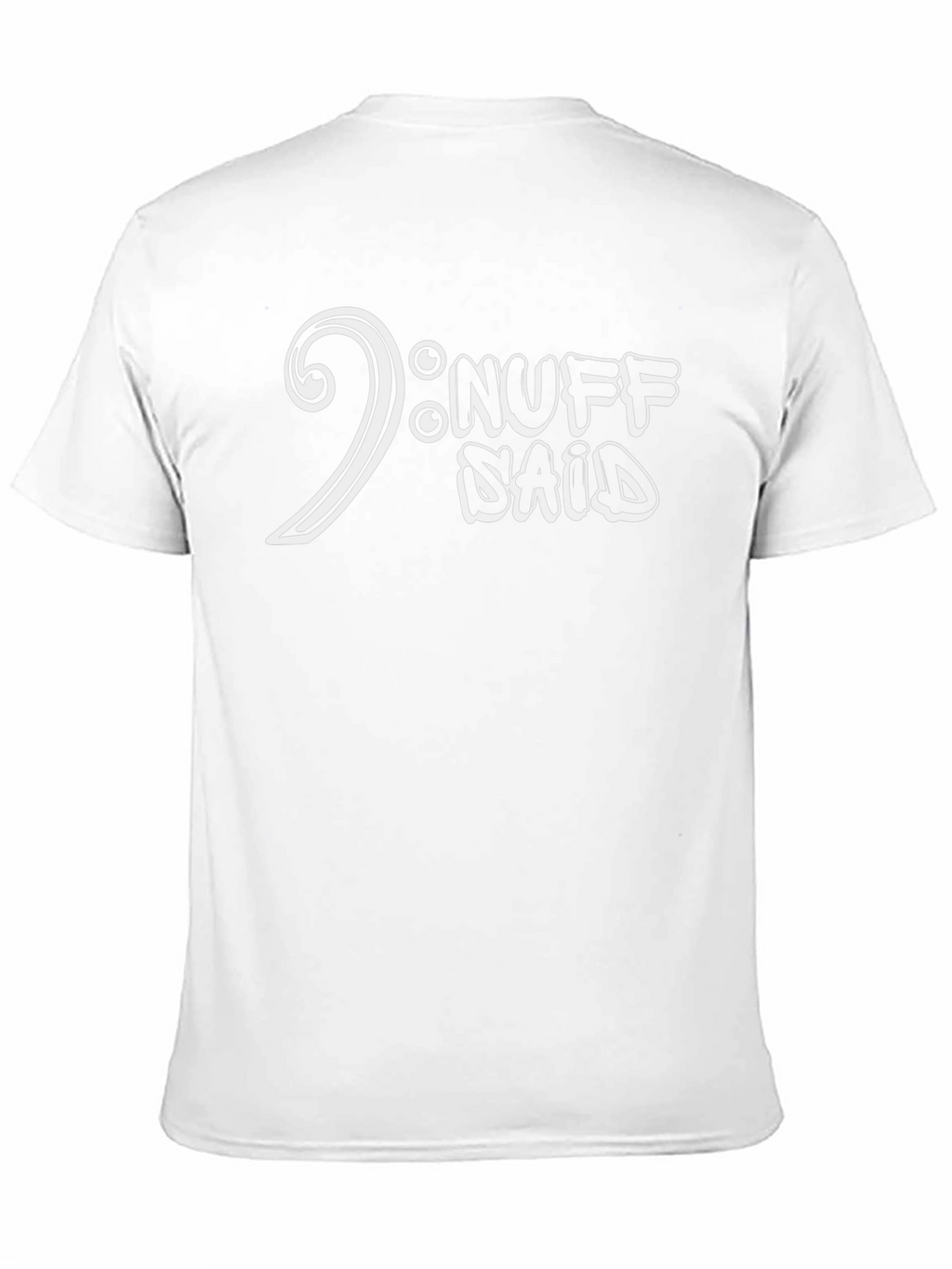 Nuff Said T-Shirt - Bass Clef Music Tee