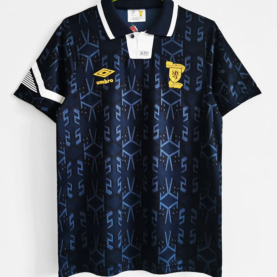 1992/1993 Scotland Home Retro Soccer Jersey Front