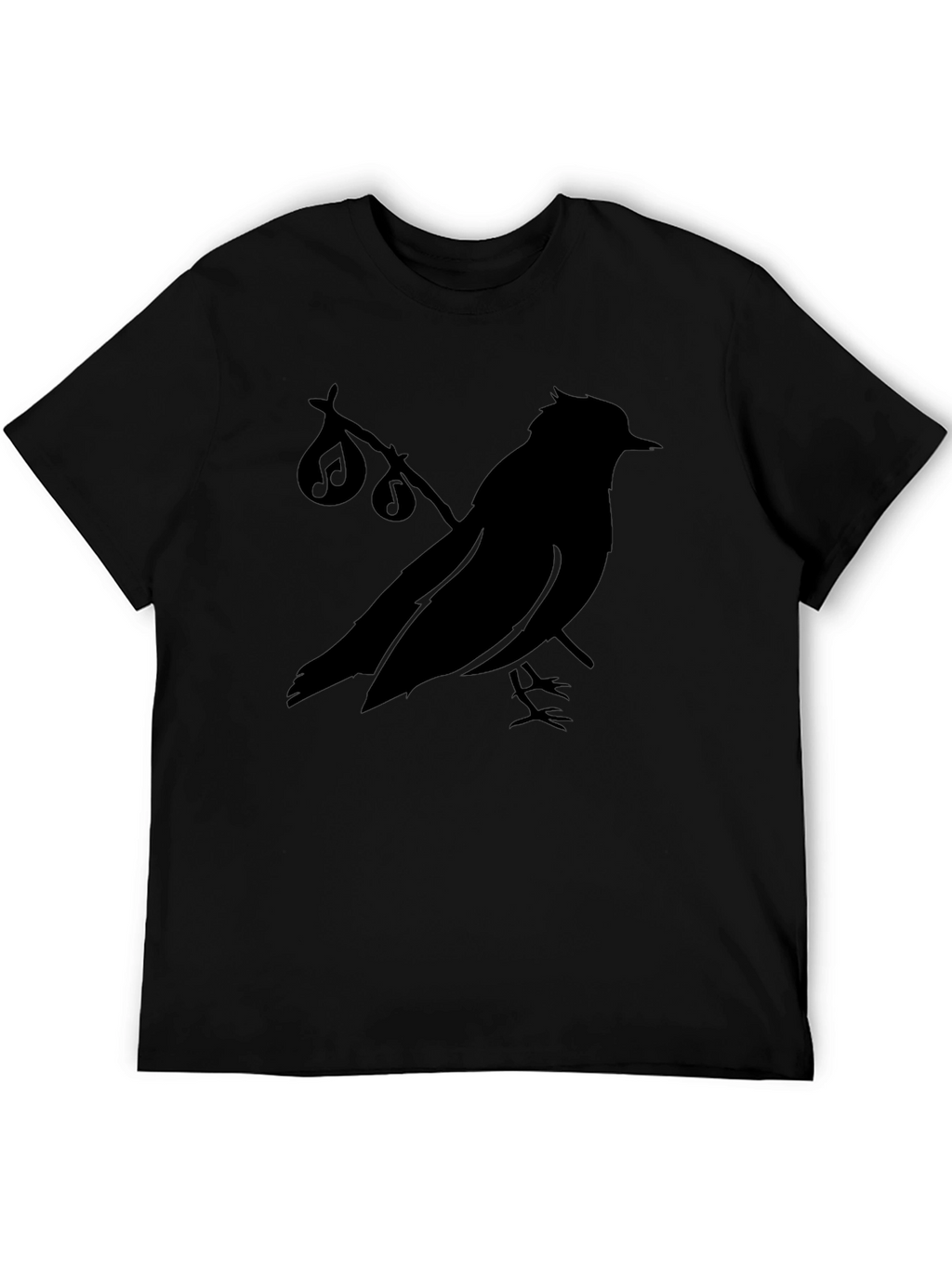 Black Bird Silhouette T-Shirt - Graphic Tee