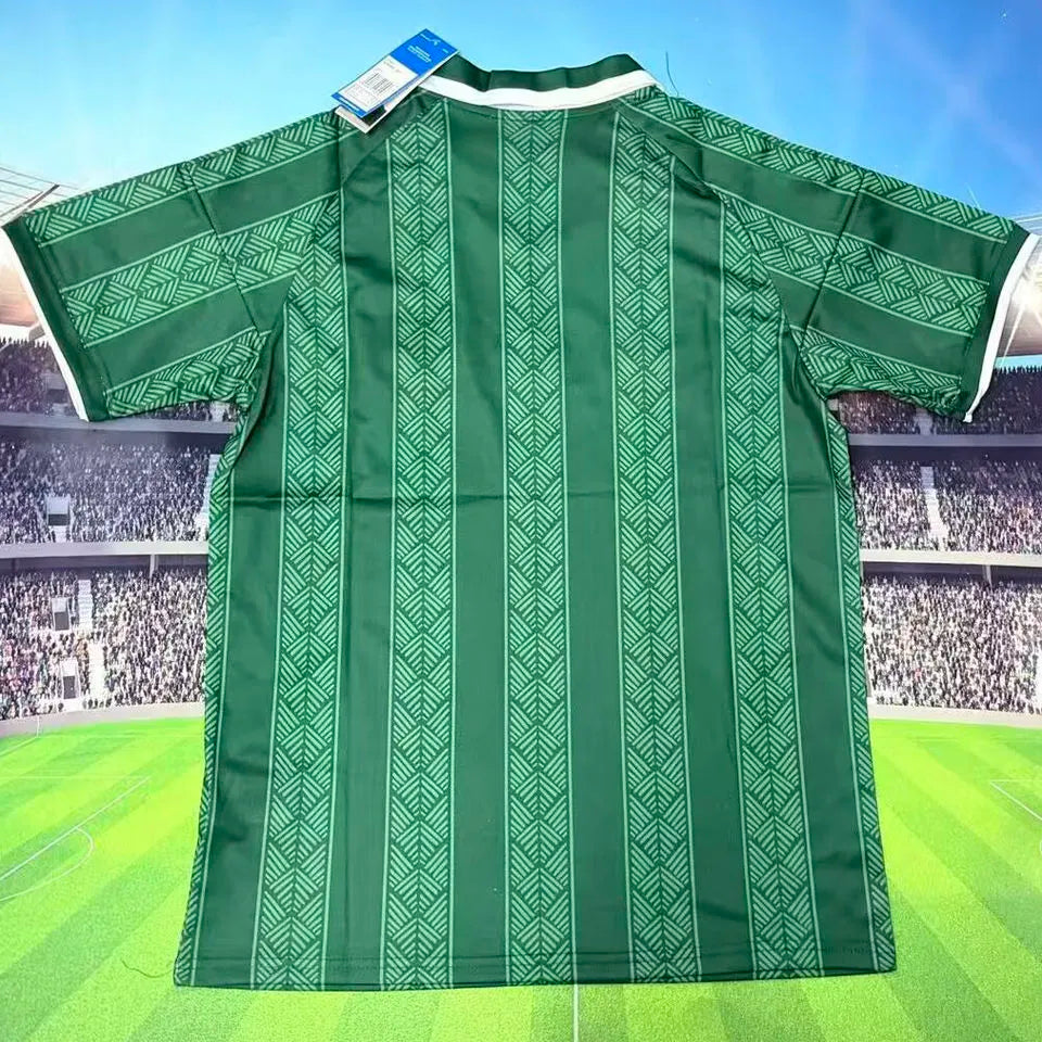 2026/27 South Africa Away Green Fans Soccer Jersey (Have Right Patch 有右臂章 白底黑字） Detail 1