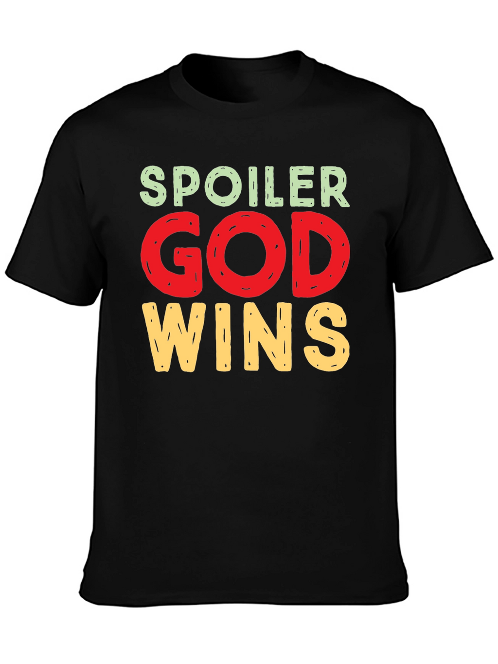 Spoiler God Wins Graphic Tee