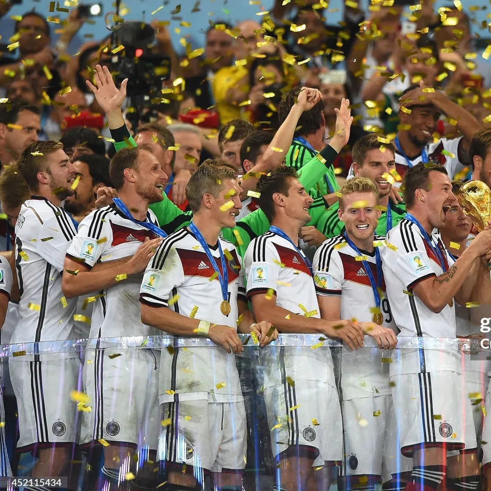2014 Germany Home White Retro Player Version Soccer Jersey 3 Start 三星 Detail 1