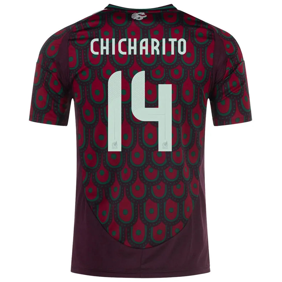 2024 Mexico Dragon Ball Player Version Soccer Jersey Detail 1