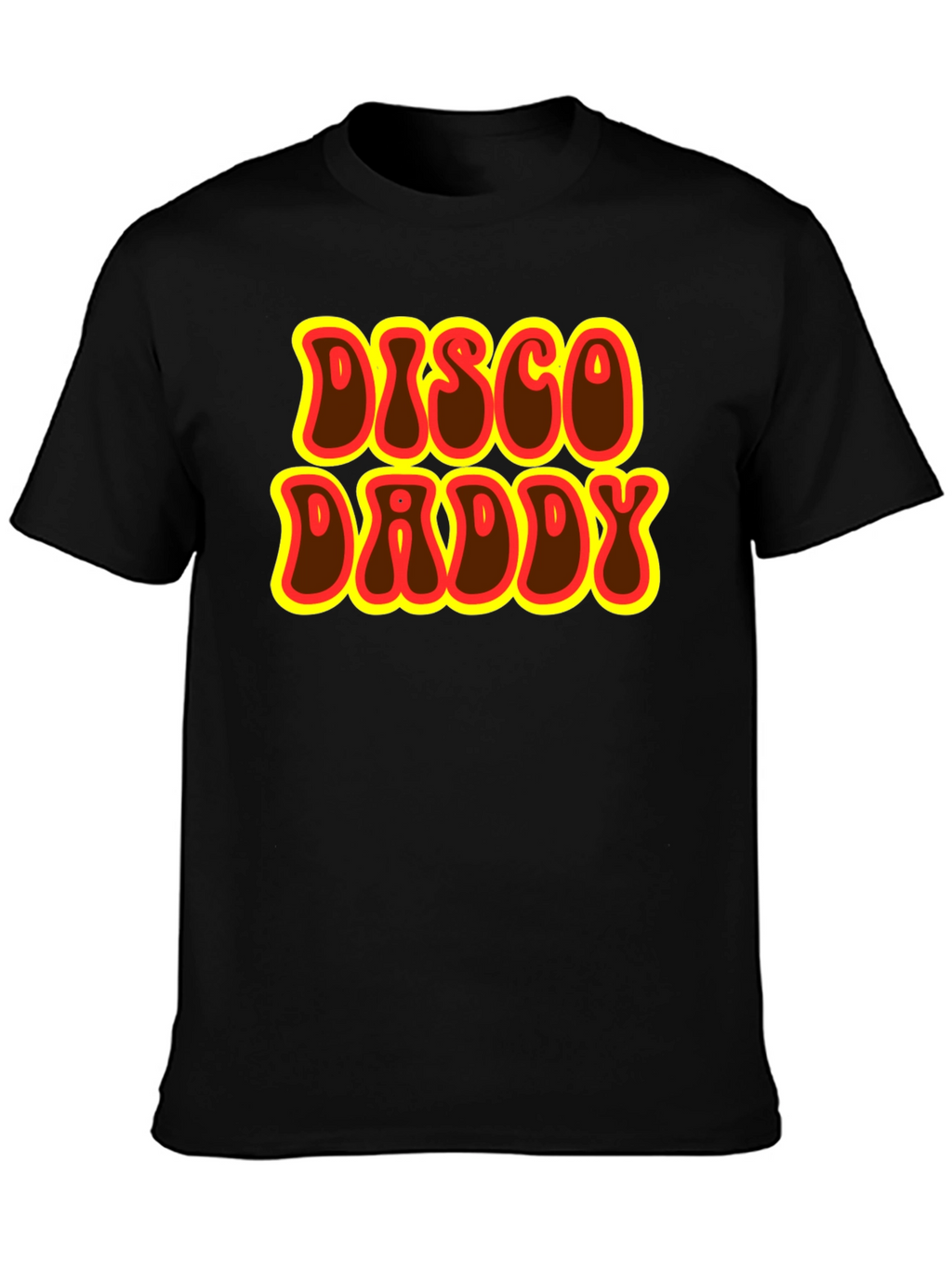 Retro Disco Daddy Black T-Shirt