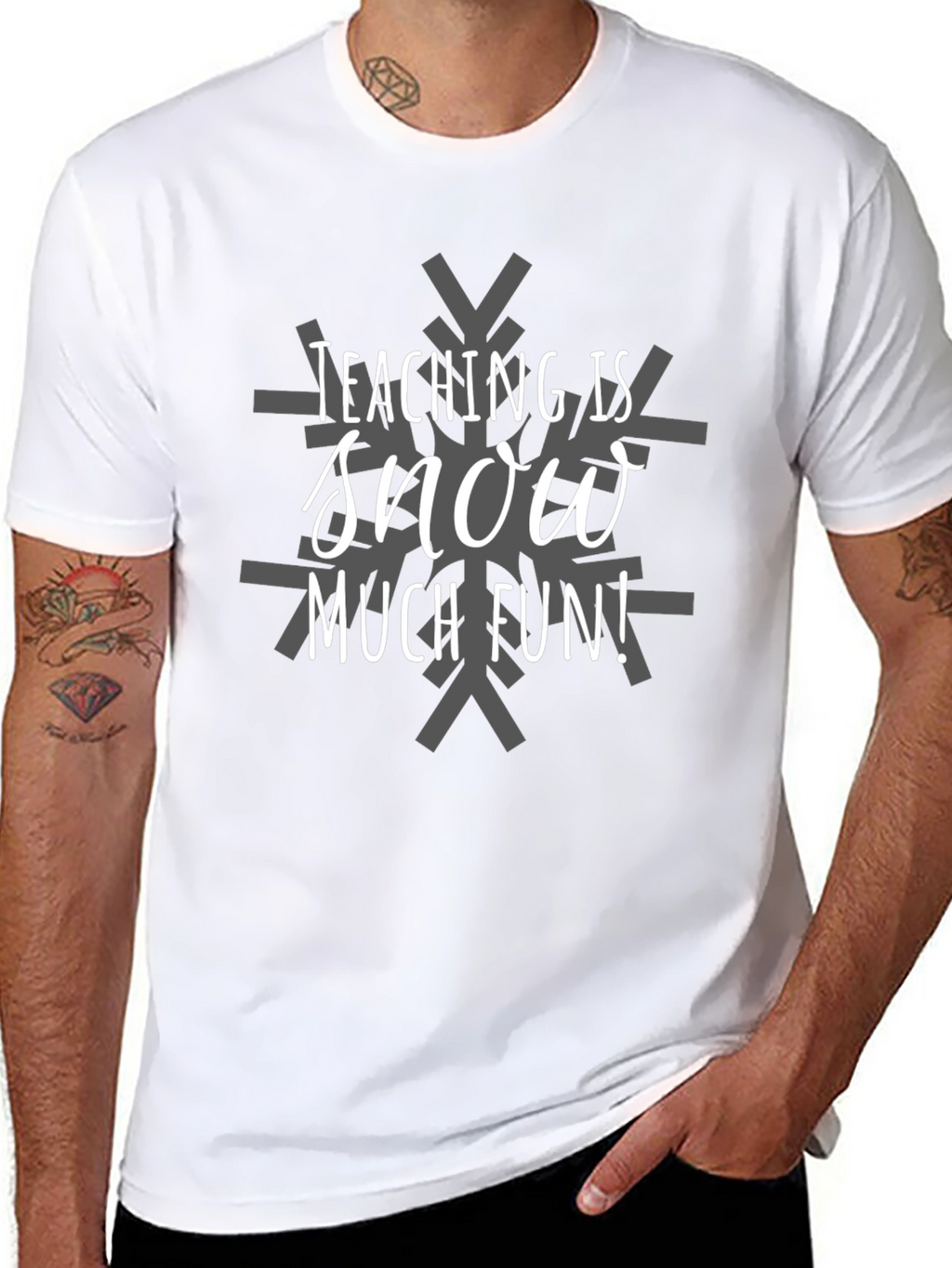 Teaching is Snow Much Fun Graphic Tee