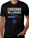 Cardano Millionaire Loading T-Shirt - Crypto Investor Tee