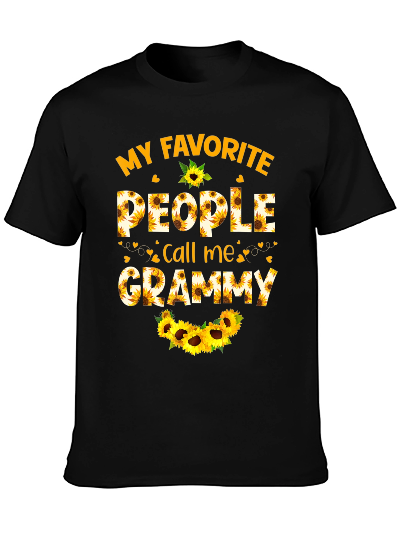My Favorite People Call Me Grammy Sunflower T-Shirt