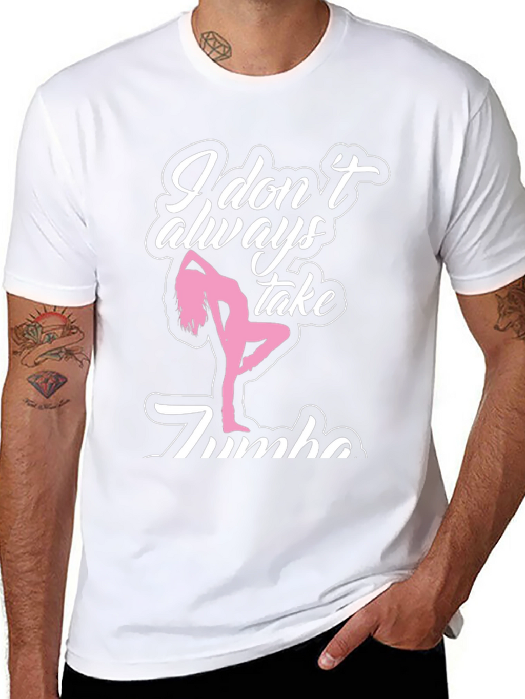 I Dont Always Take Zumba T-Shirt - Black