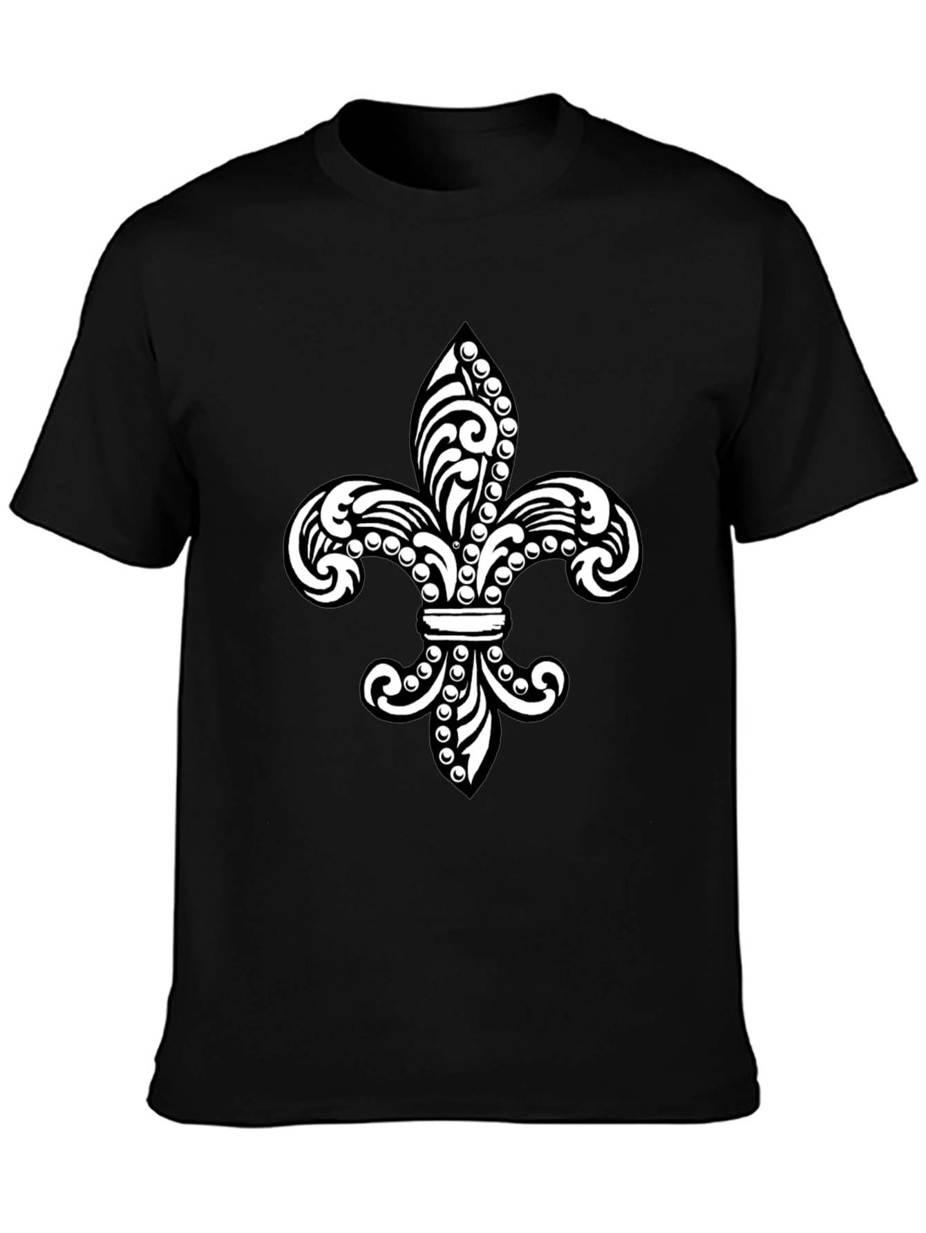 Fleur-de-lis Graphic Black T-Shirt