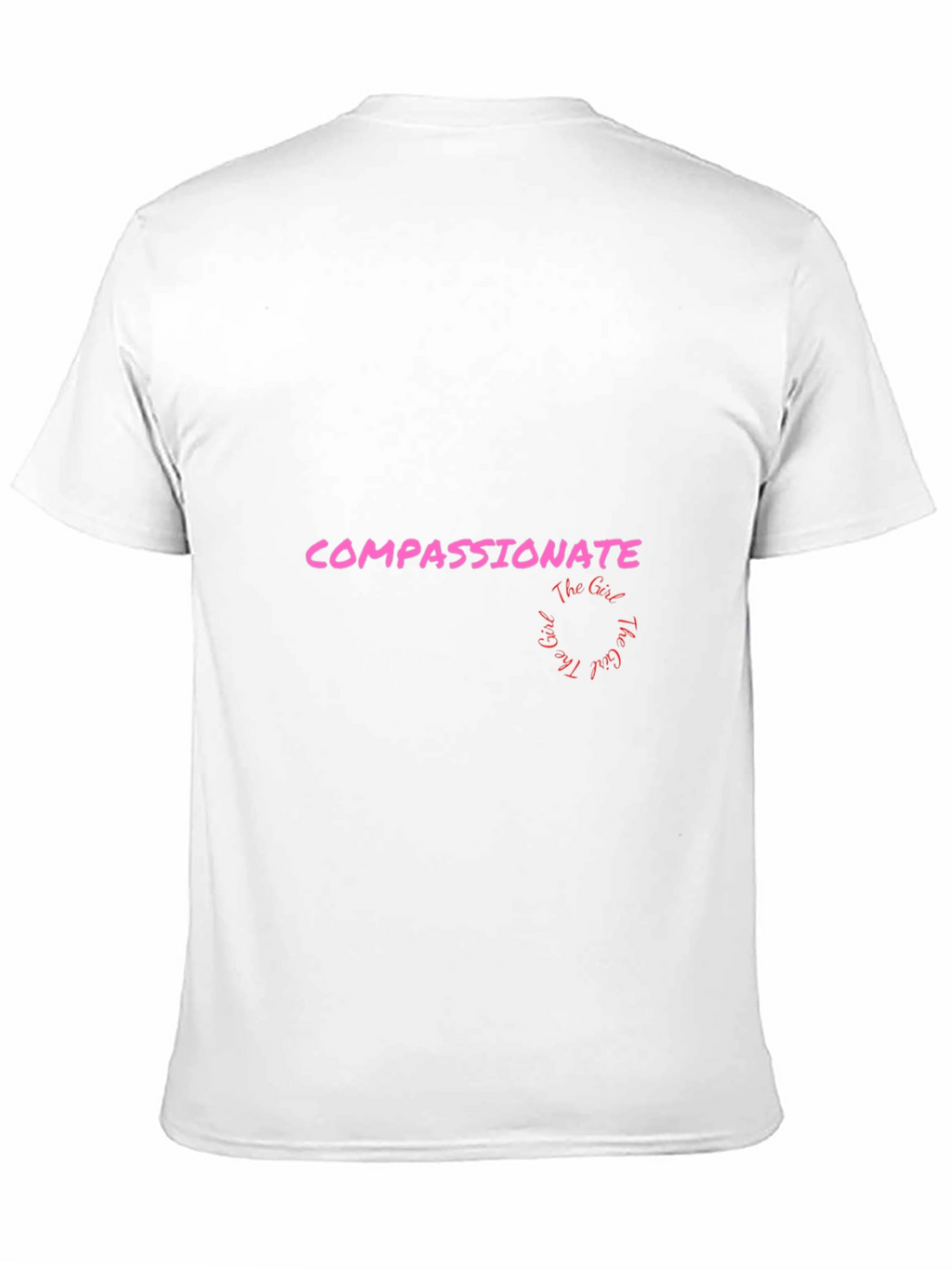 Compassionate Girl Graphic Tee - Black