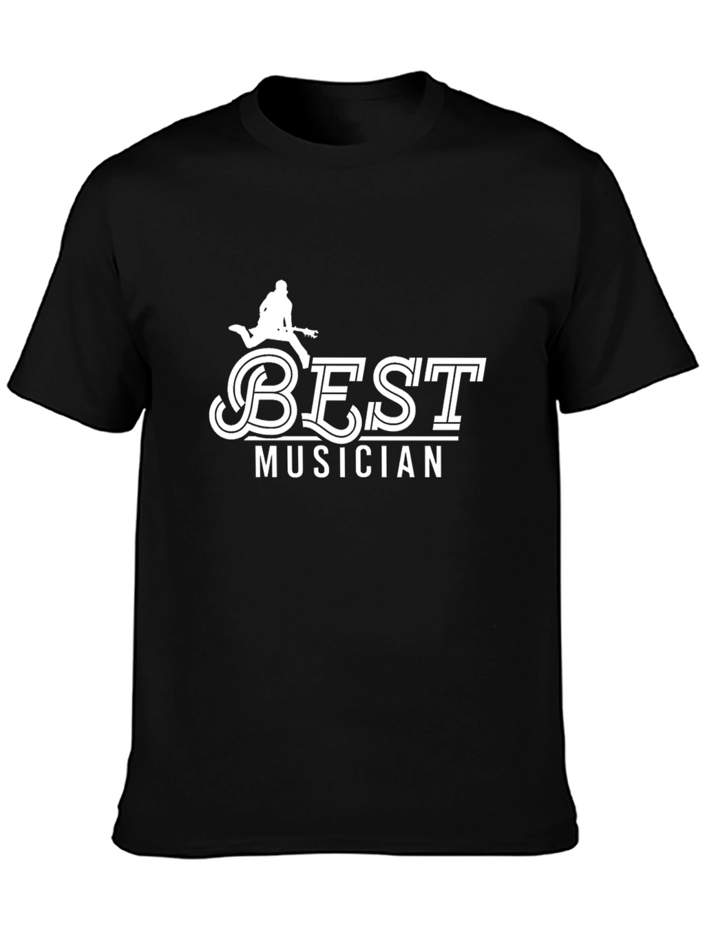Best Musician Graphic Tee - Black
