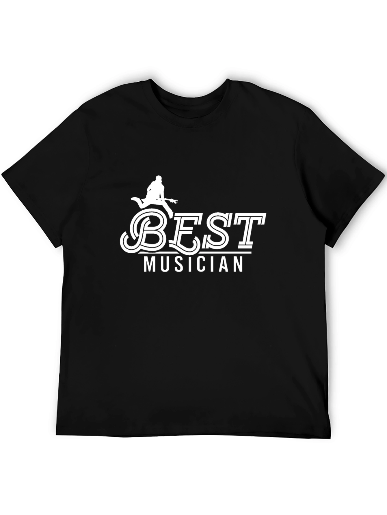 Best Musician Graphic Tee - Black