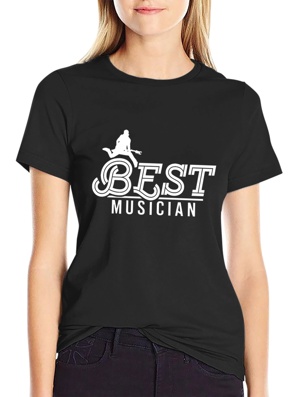 Best Musician Graphic Tee - Black