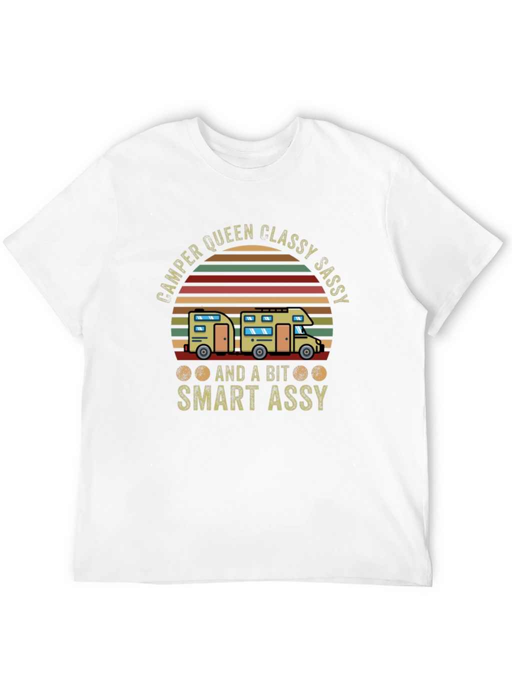 Camper Queen Graphic Tee - Classy Sassy Smart