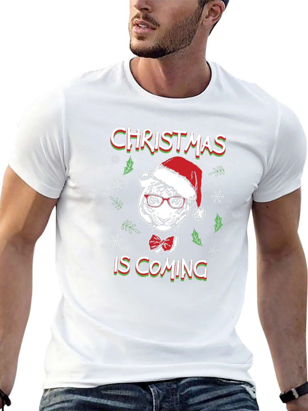 Christmas Tiger T-Shirt