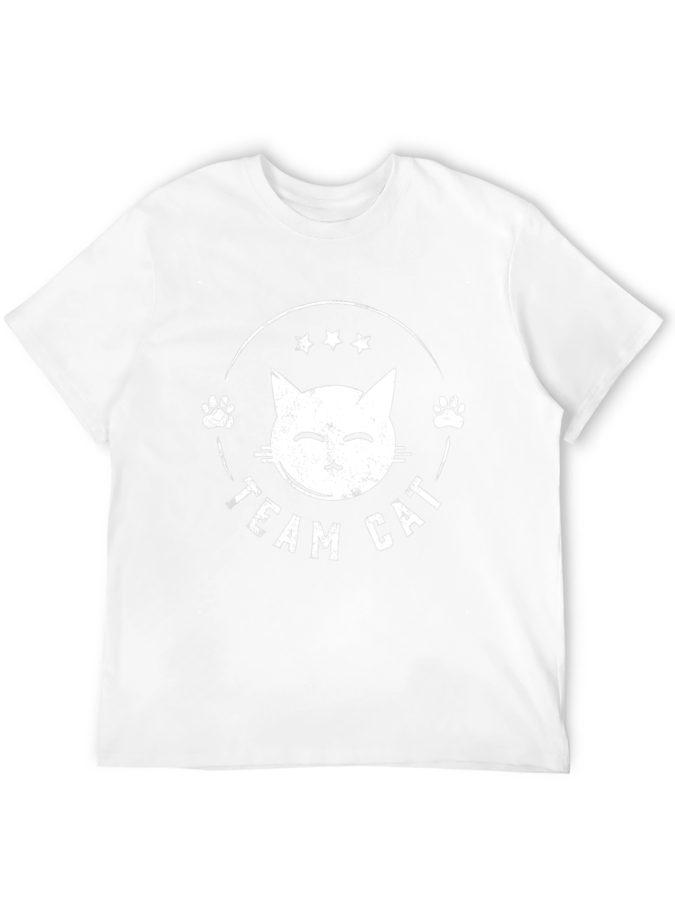 Team Cat Black T-Shirt - Cute Cat Graphic Tee