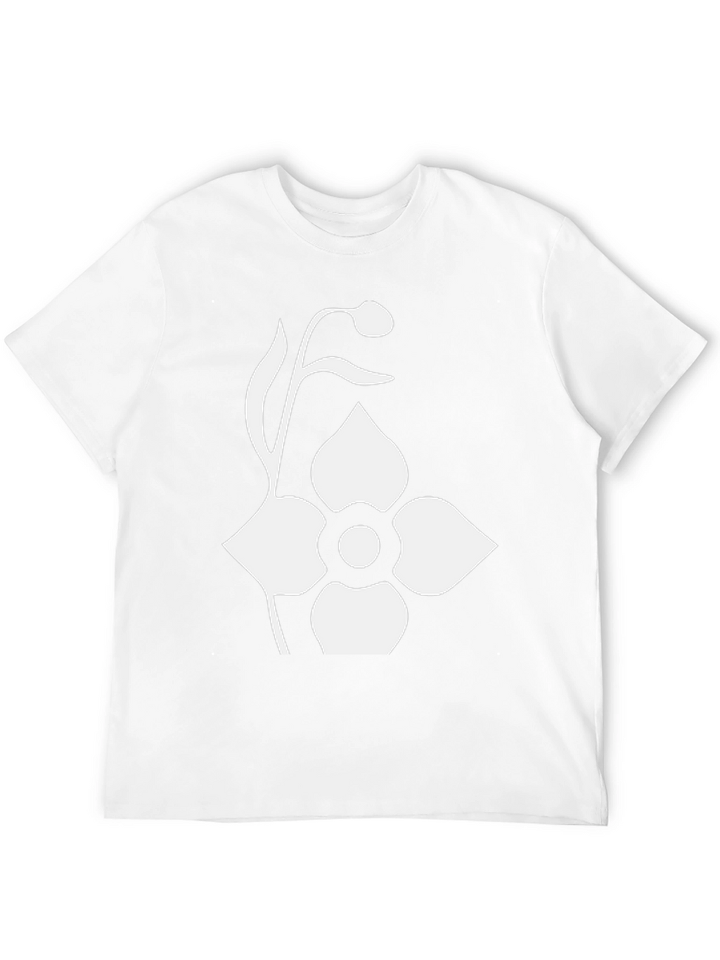 Minimalist Flower Graphic T-Shirt