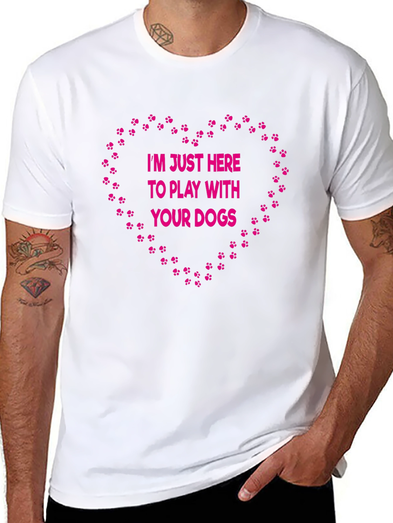 Dog Lover T-Shirt: Im Just Here to Play