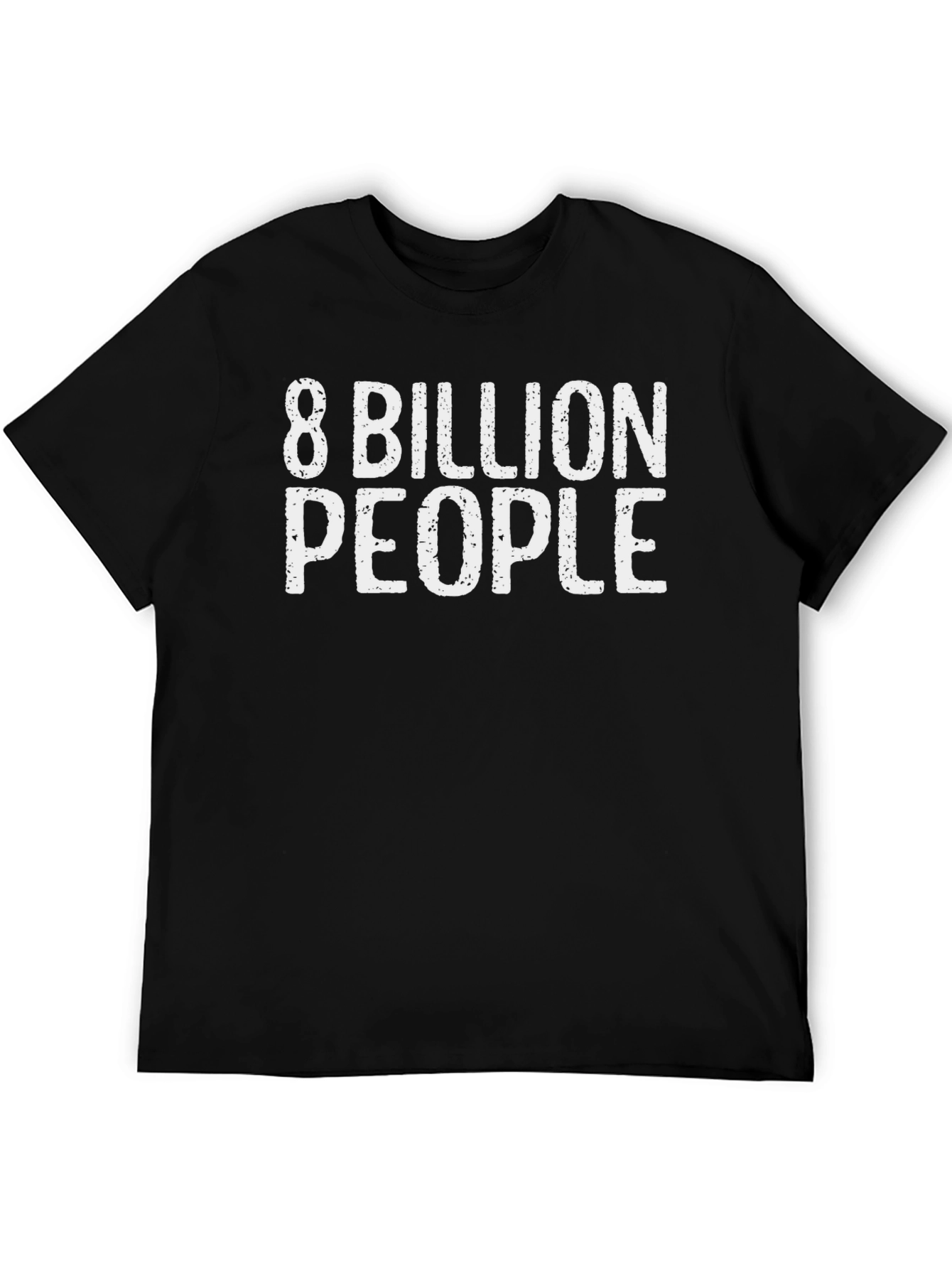 8 Billion People Graphic Tee - Black