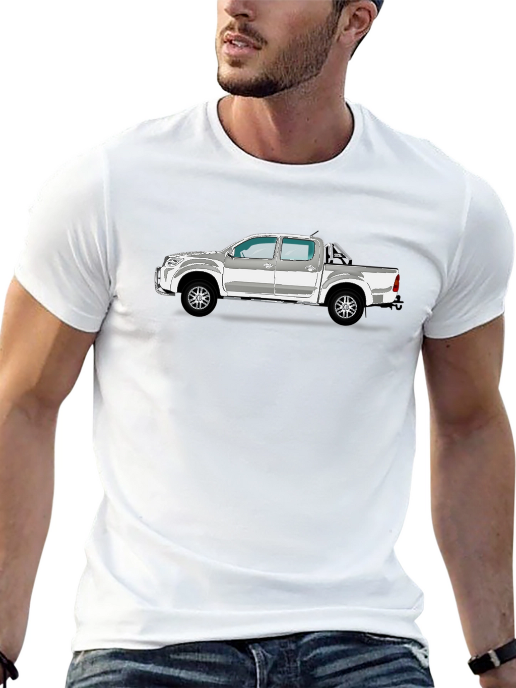 Truck Graphic T-Shirt - Black Mens