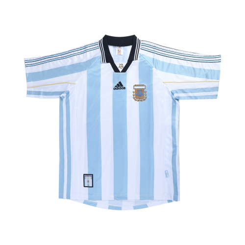 ORTEGA #10 Retro Argentina Home Jersey World Cup 1998 Back