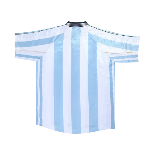 VERON #11 Retro Argentina Home Jersey World Cup 1998 Image 3