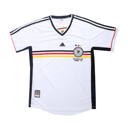 KLINSMANN #18 Retro Germany Home Jersey 1998 Image 3