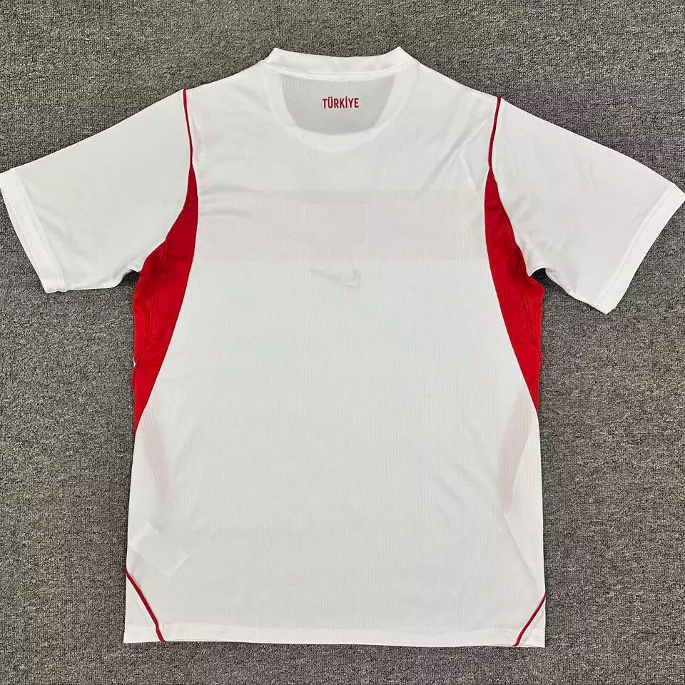 2026/27 Turkey Home White Fans Soccer Jersey Back