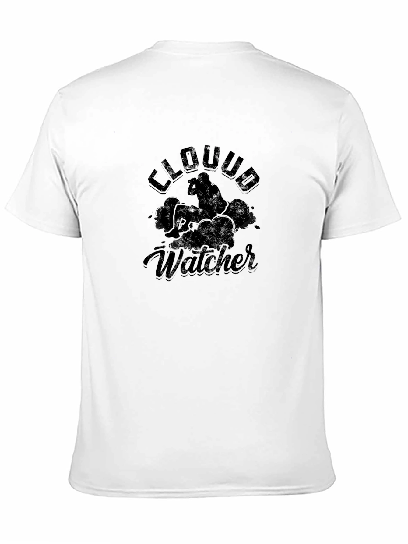 Cloud Watcher Graphic Black T-Shirt