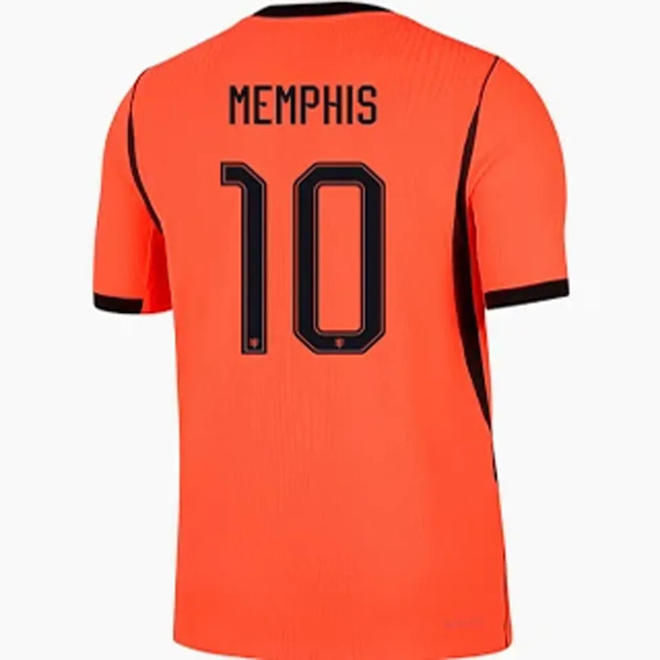 2026/27 NL Home Orange Fans Long Sleeve Soccer Jersey Detail 2