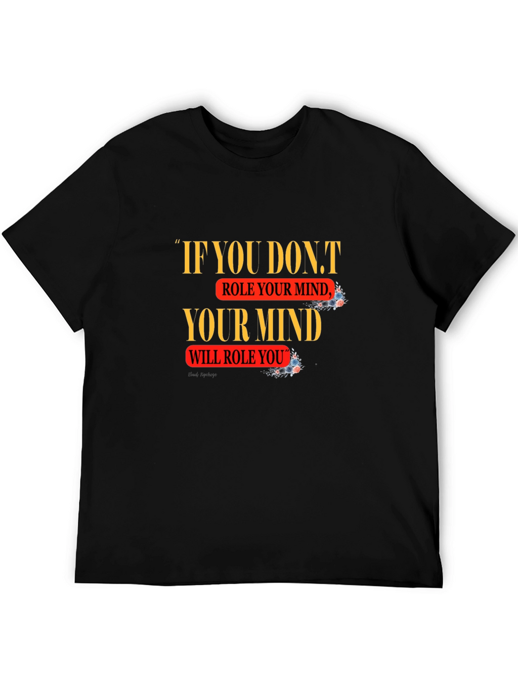 Mind Over Matter Black Graphic Tee