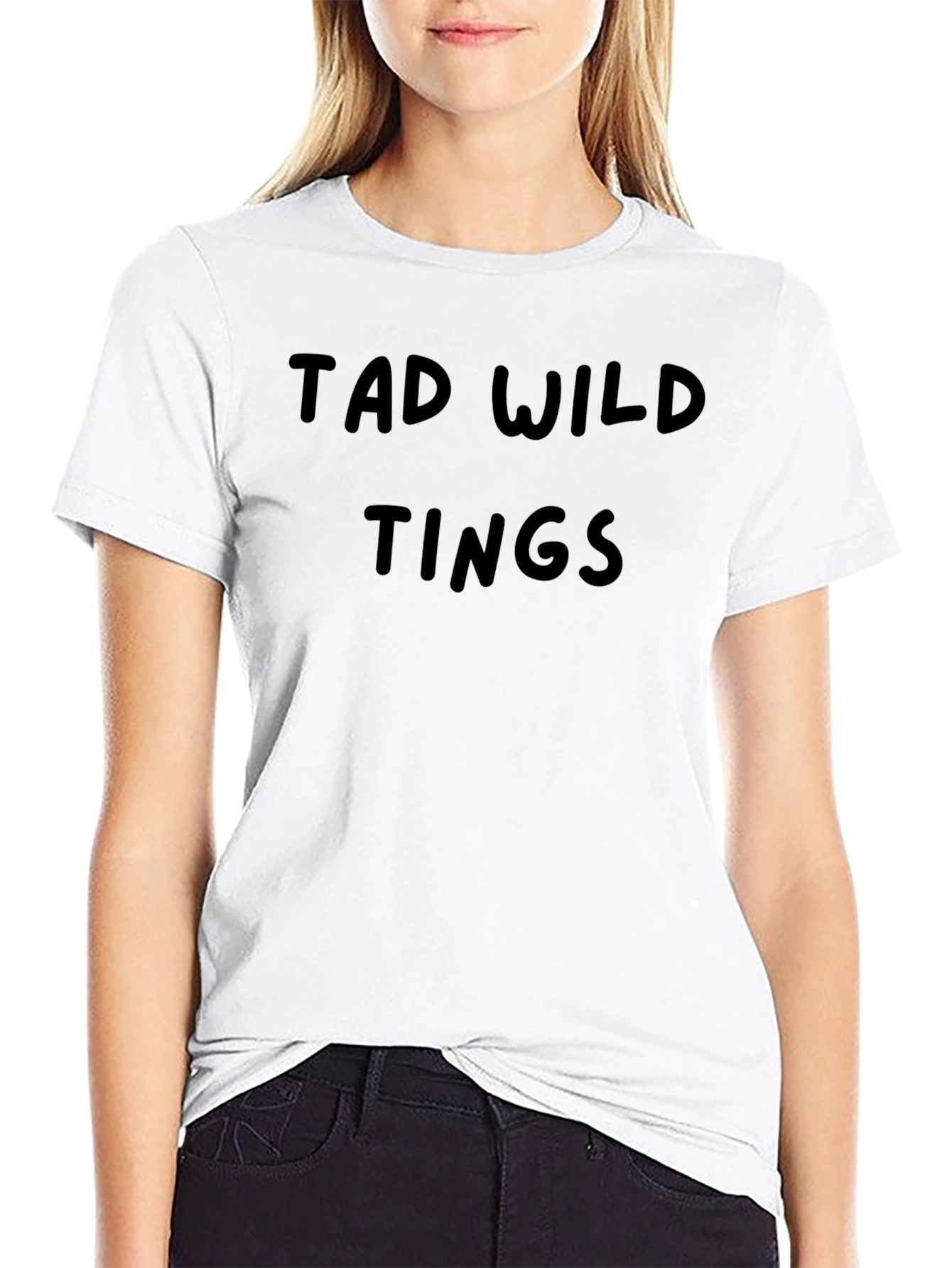 Tad Wild Tings Black Graphic Tee