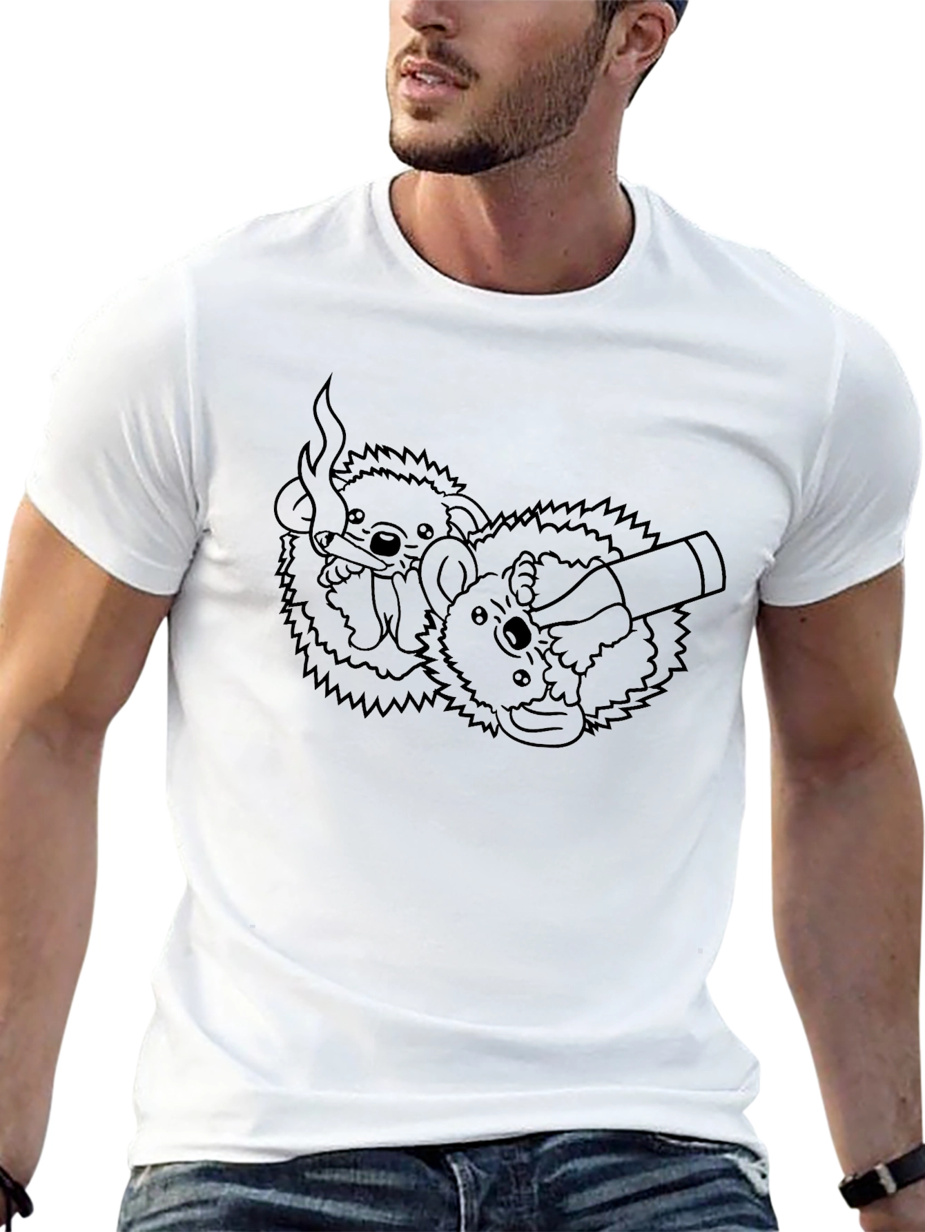 Cool Hedgehogs T-Shirt - Unique Graphic Tee