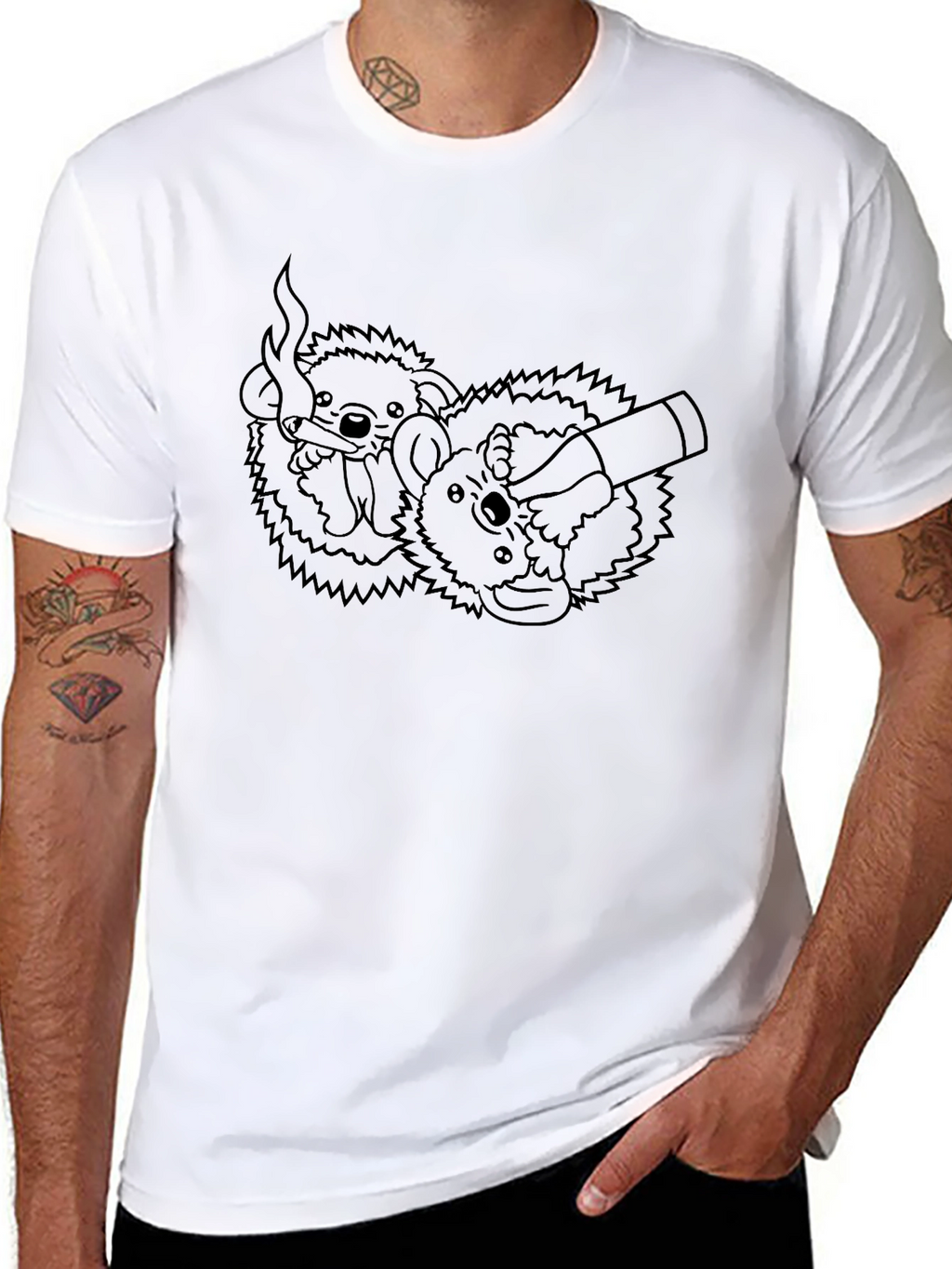 Cool Hedgehogs T-Shirt - Unique Graphic Tee
