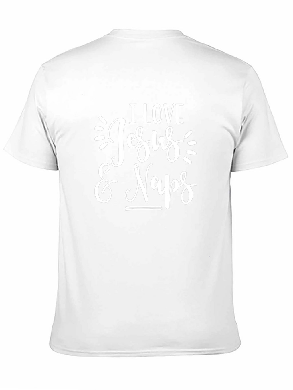 I Love Jesus & Naps Black T-Shirt