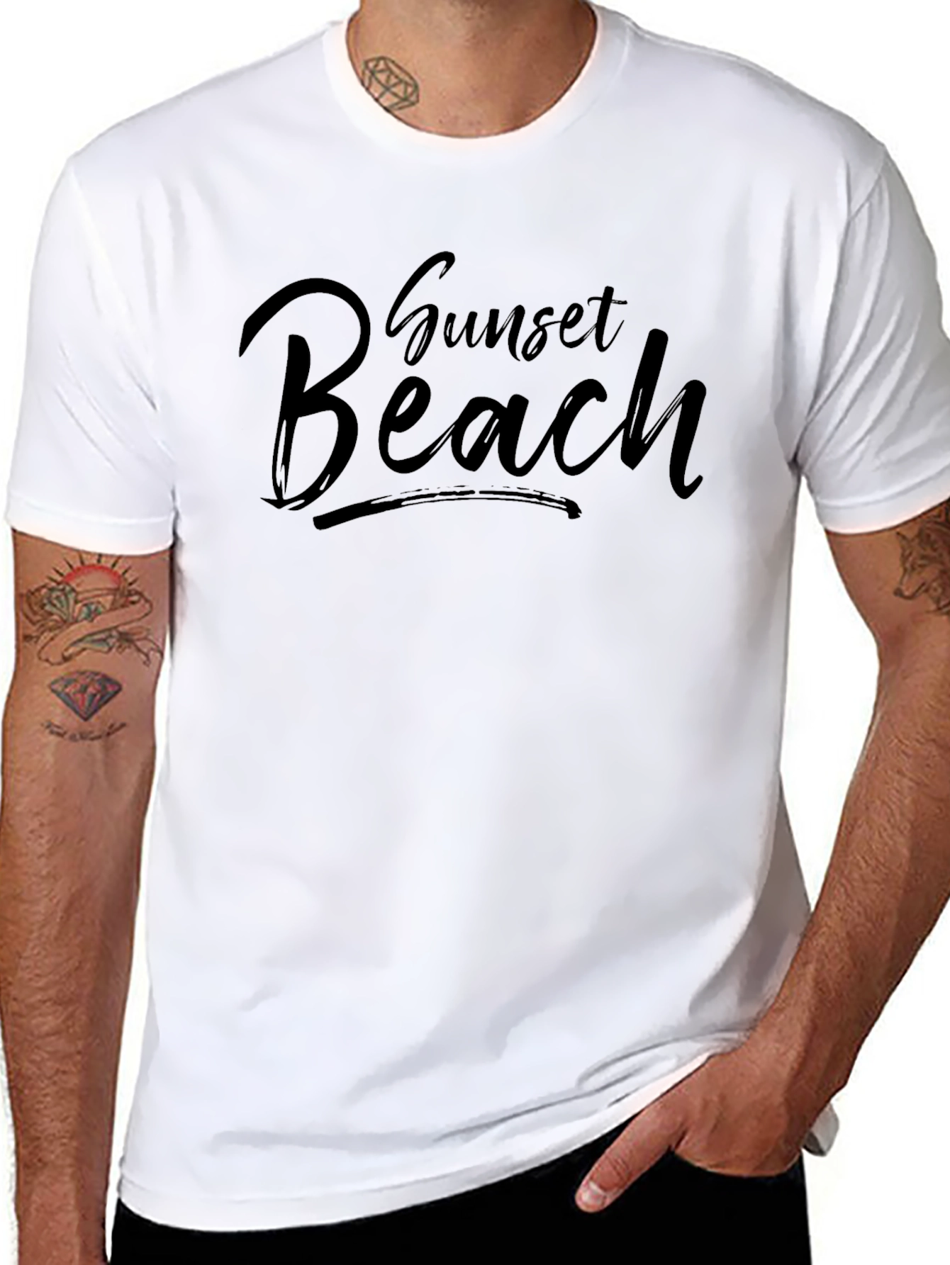 Sunset Beach Graphic Tee - Stylish & Comfortable