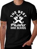 Painter With Beard Graphic T-Shirt