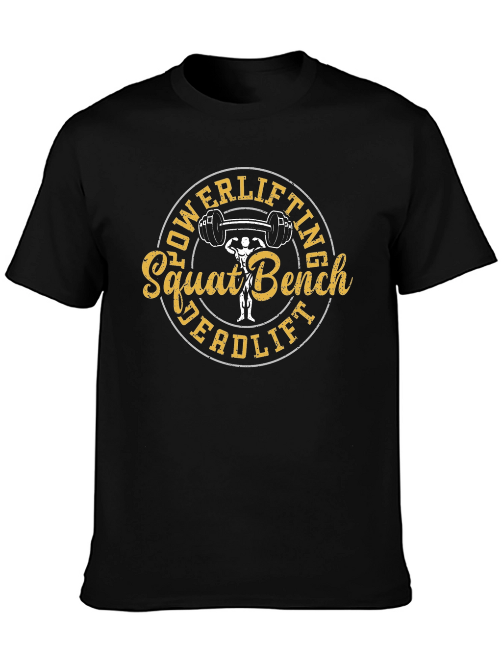 Powerlifting Squat Bench Deadlift Graphic Tee